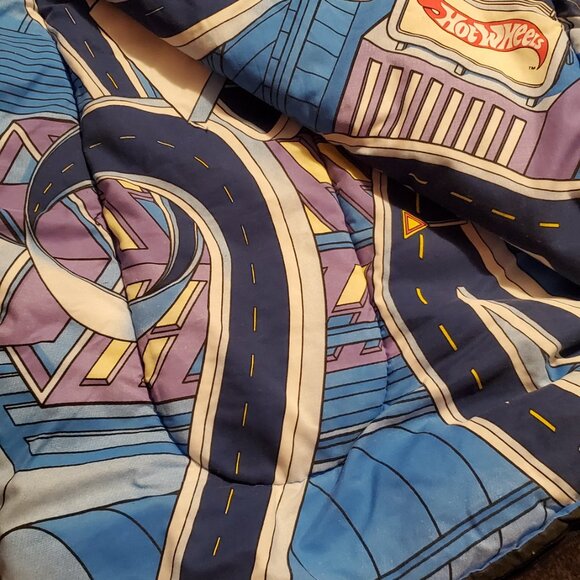 Mattel Hot Wheels Child Sleeping Bag W/track To Play On Inside Rare 2000s - Picture 5 of 7